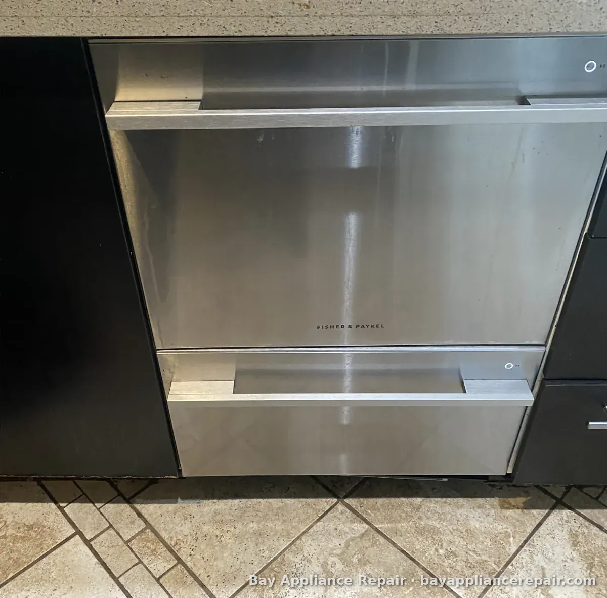 Fisher & Paykel double DishDrawer dishwasher in stainless steel