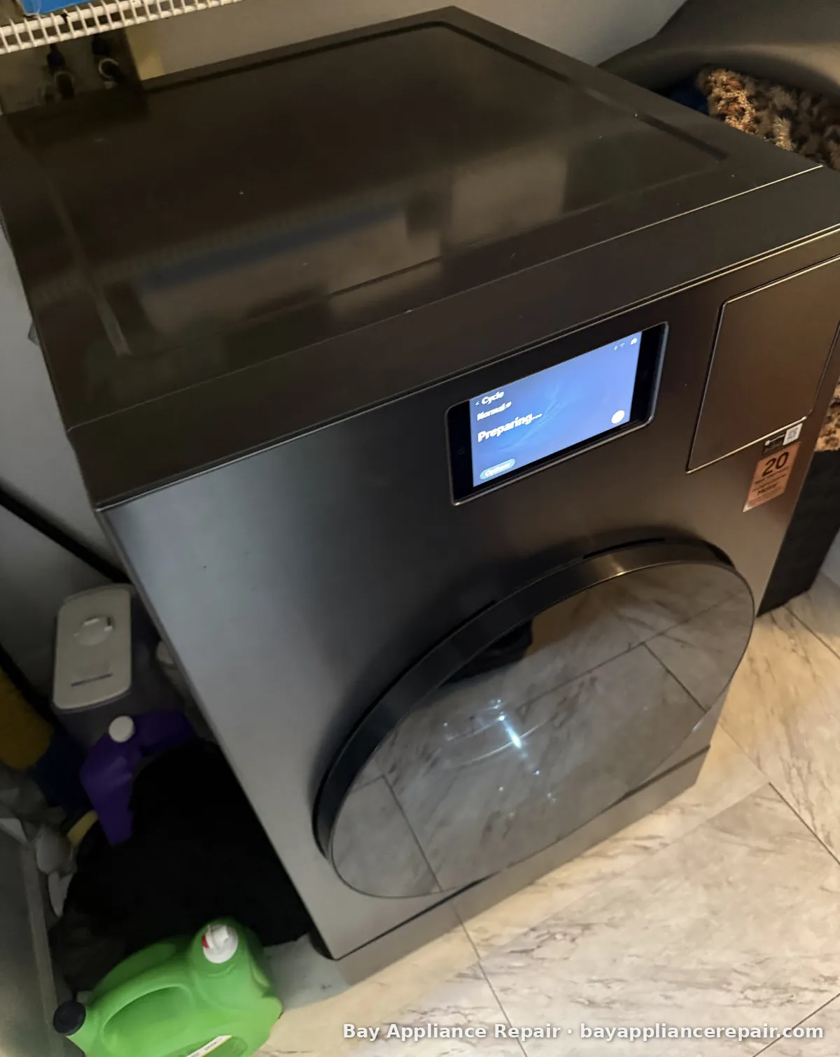 Samsung washer-dryer combo repaired by Bay Appliance Repair